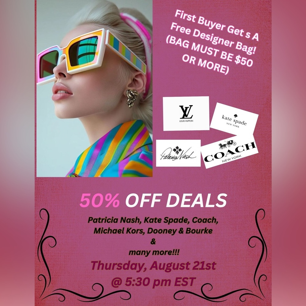 Join us for some great deals.